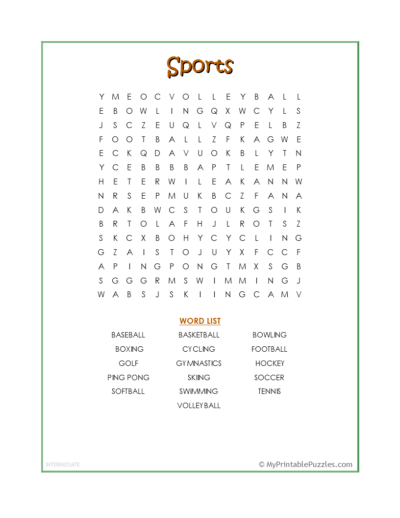 free printable sports word search high resolution printable